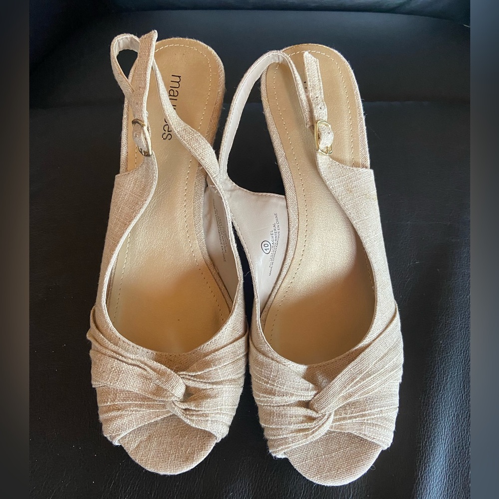 Maurices wedge heel shoes